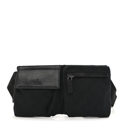 Gucci GG Monogram Double Pocket Belt Bag Black 1 of 23