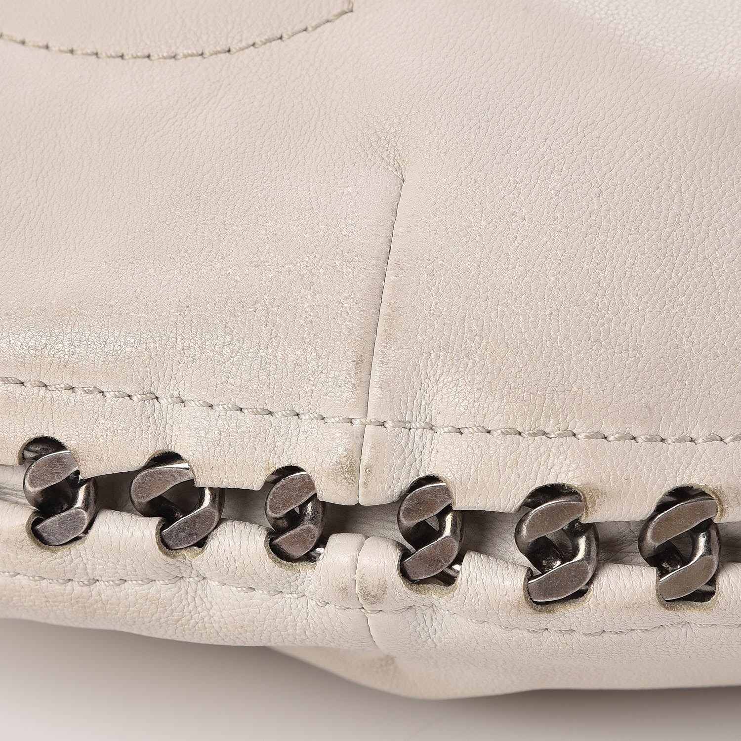 Chanel Calfskin Modern Chain Hobo White 12 of 12