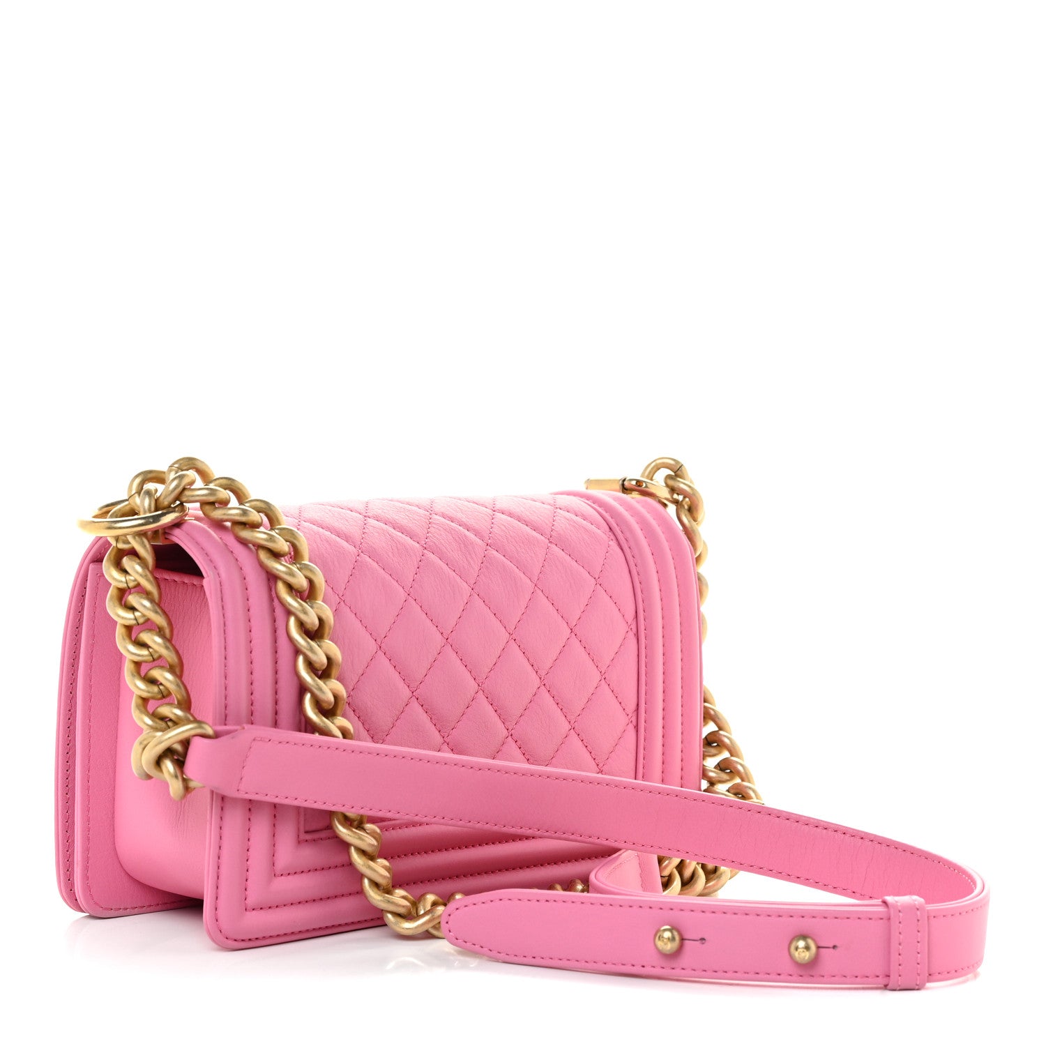 Chanel Calfskin Quilted Small Boy Flap Pink 4 of 19