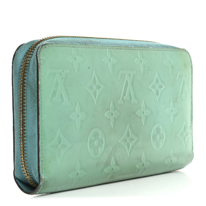Louis Vuitton Vernis Zippy Wallet Bleu Lagon 3 of 18