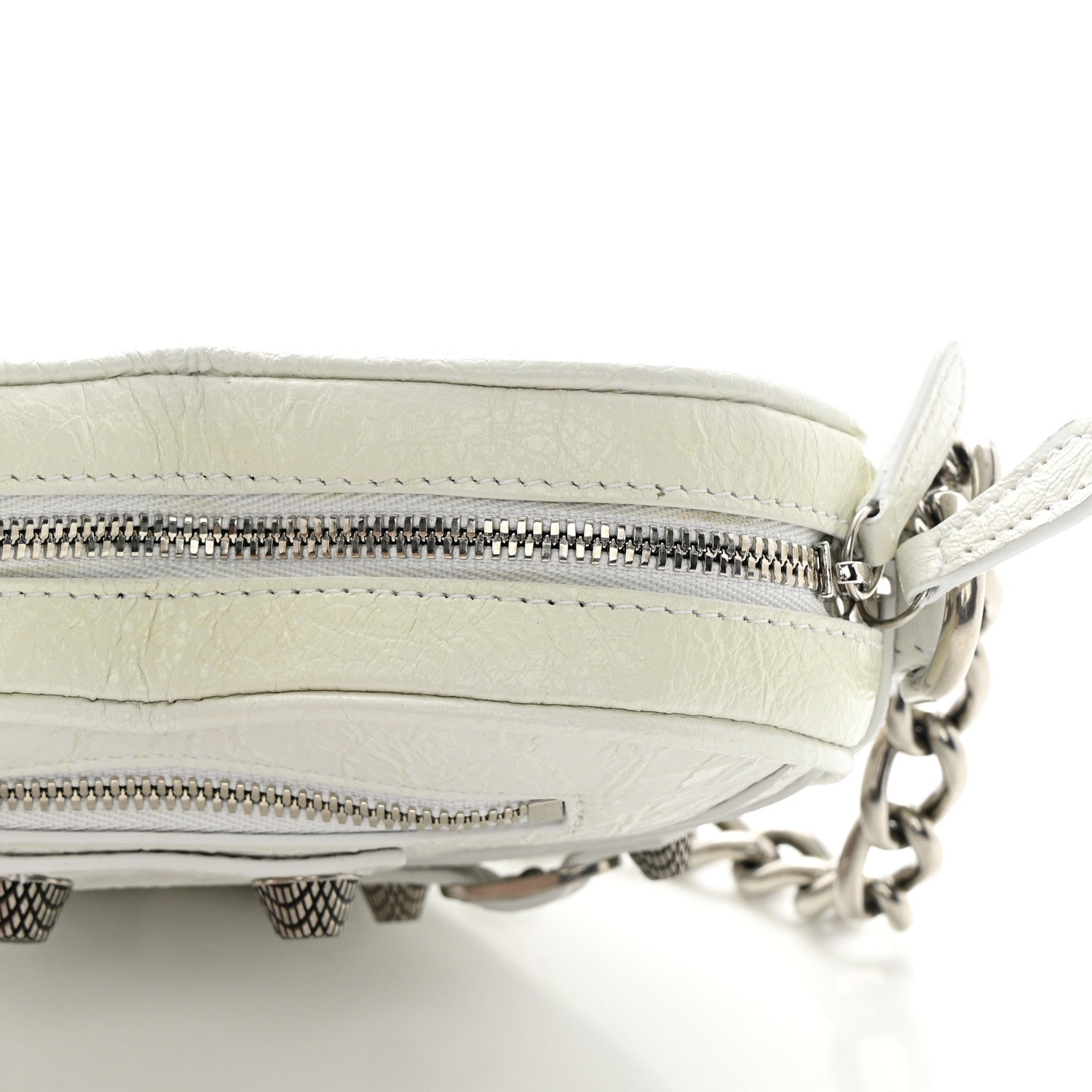 Balenciaga Agneau Arena Mini Le Cagole Heart Bag Optic White 12 of 14