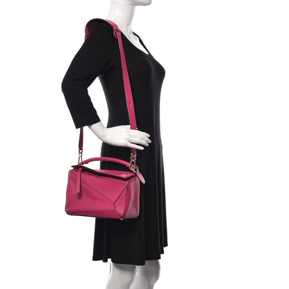 Loewe Calfskin Small Puzzle Bag Fuchsia 2 of 11