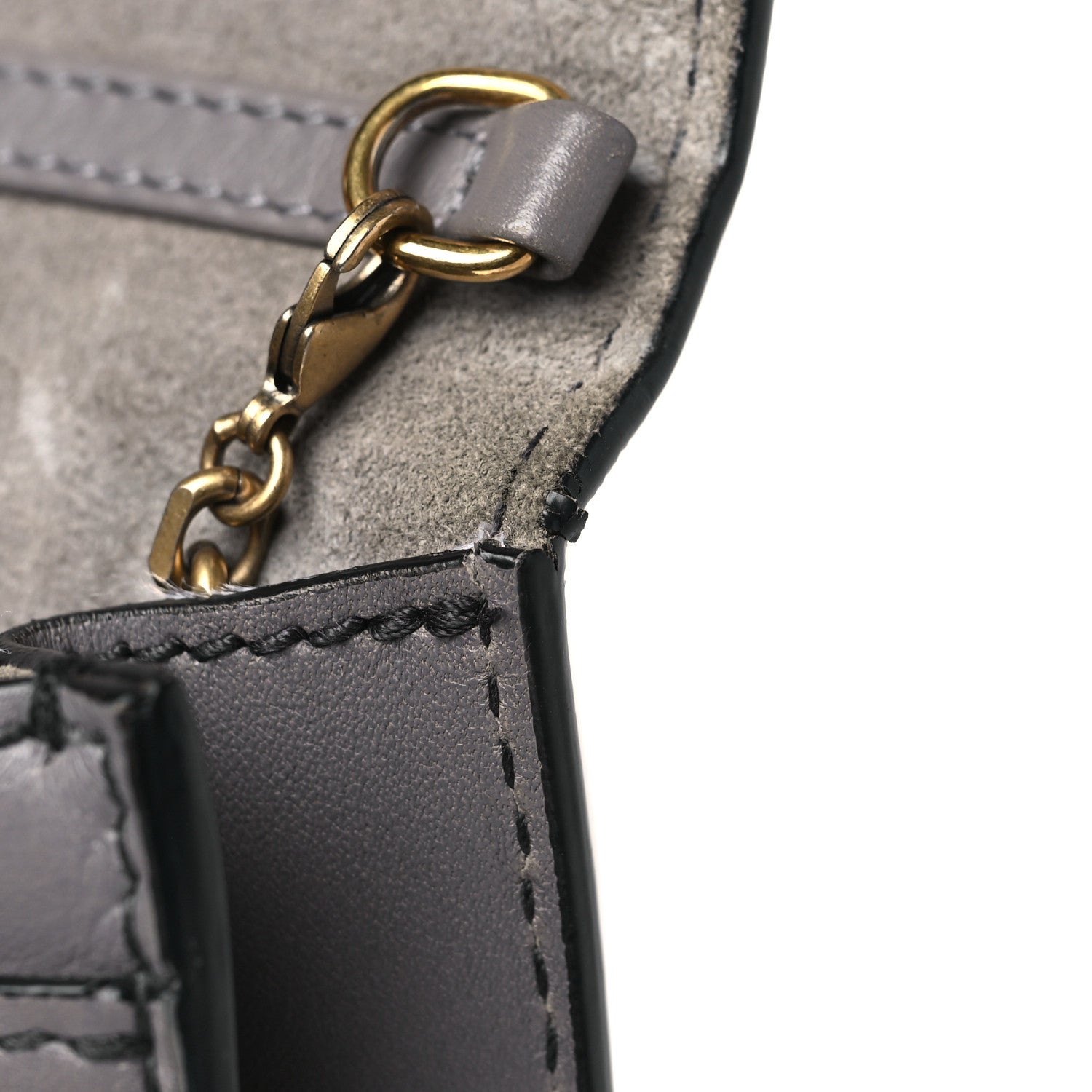 Christian Dior Calfskin J'Adior Wallet on Chain Pouch Grey 10 of 13