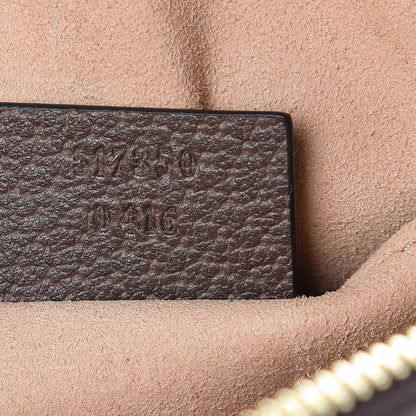 Gucci GG Supreme Monogram Web Mini Ophidia Shoulder Bag Brown 7 of 10