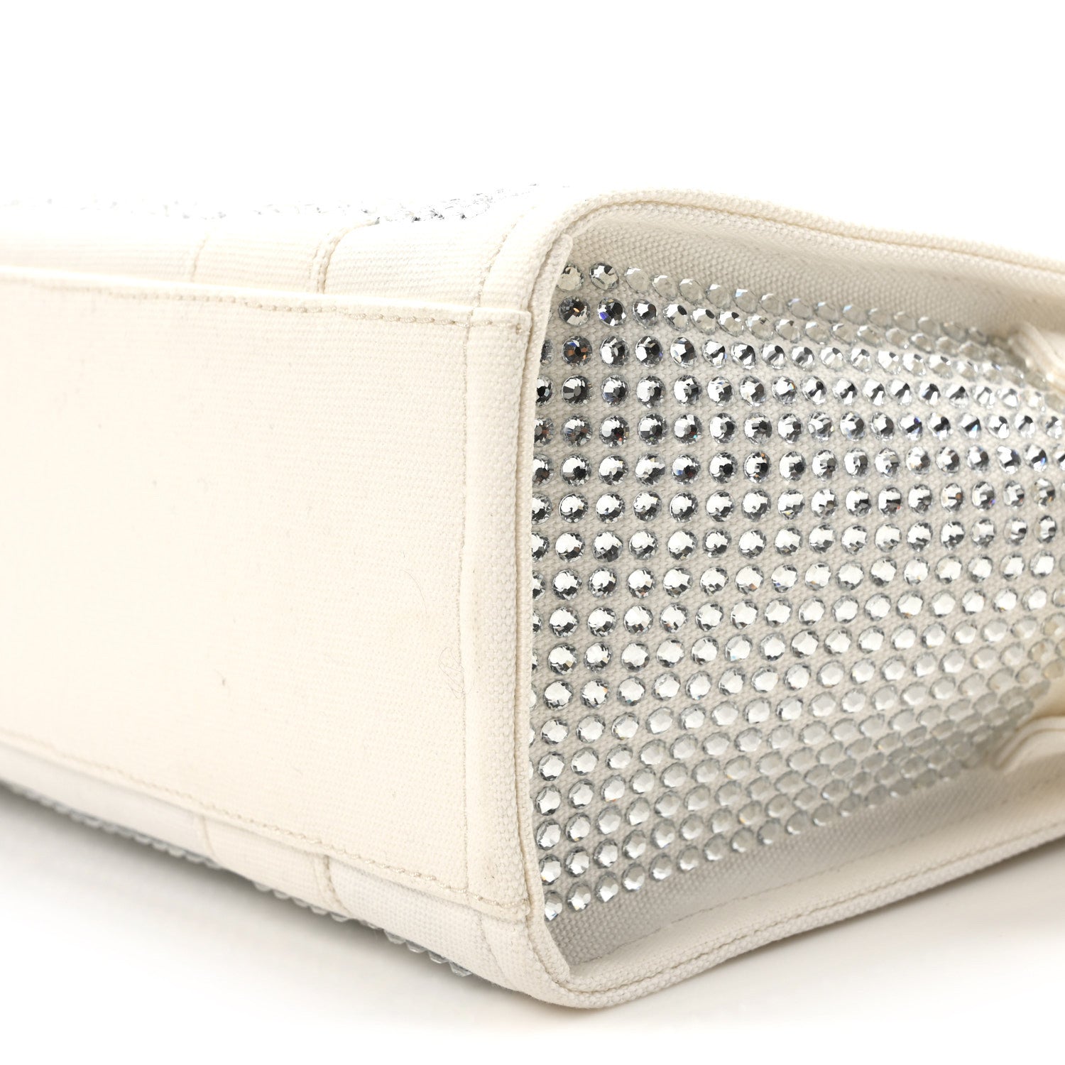 Marc Jacobs Crystal Canvas Small The Tote Bag White 1713489