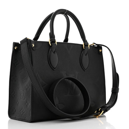 Louis Vuitton Empreinte Monogram Giant Onthego PM Black 3 of 11