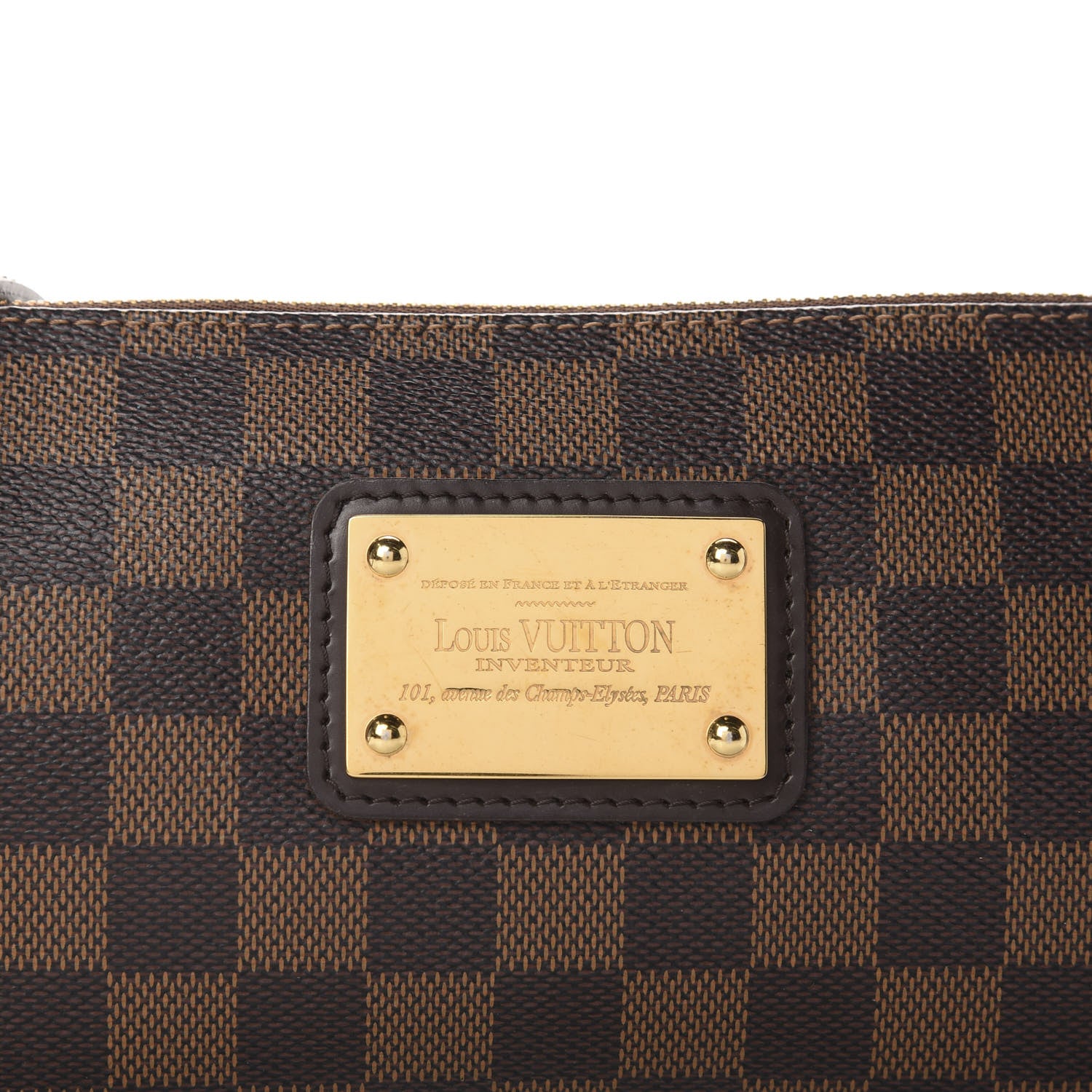 Louis Vuitton Damier Ebene Eva Clutch 10 of 11