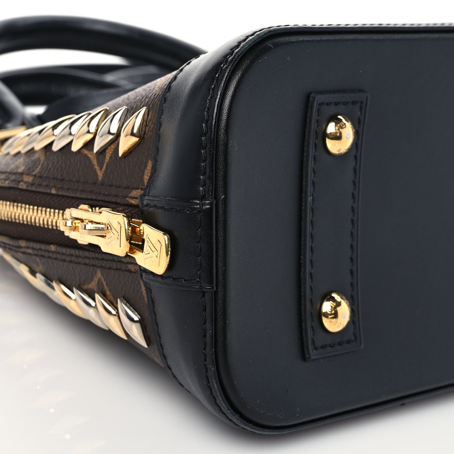 Monogram Macassar Studded Alma BB
