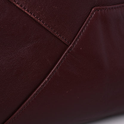 Celine Lambskin Horizontal Bi-Color Cabas Hibiscus Rust 12 of 14