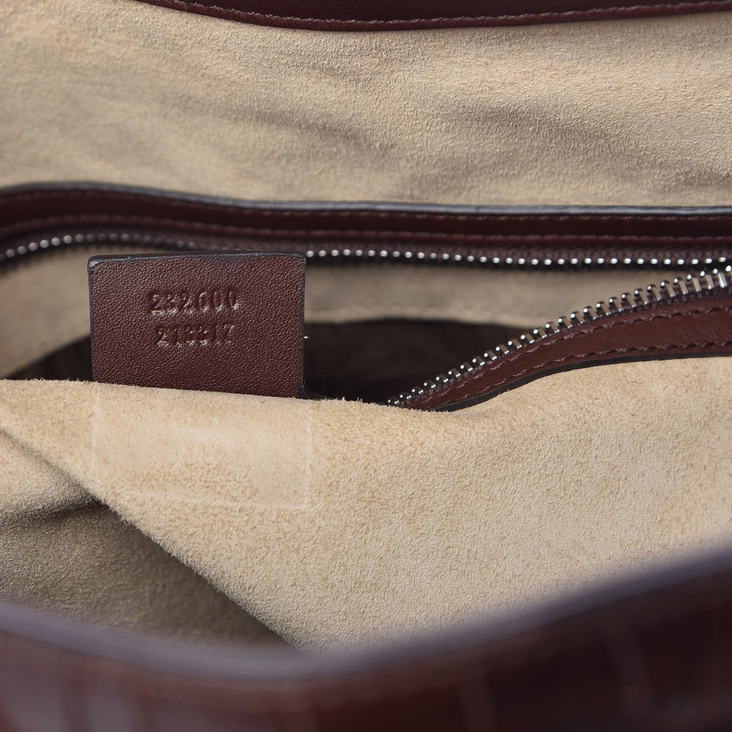 Crocodile Tote Bag Brown