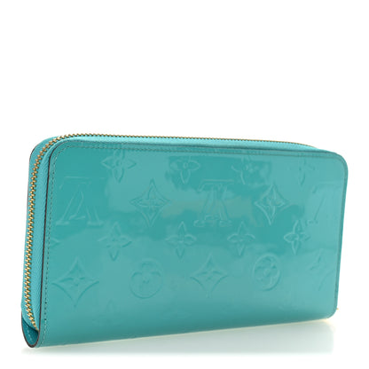 Louis Vuitton Vernis Zippy Wallet Turquoise 3 of 8