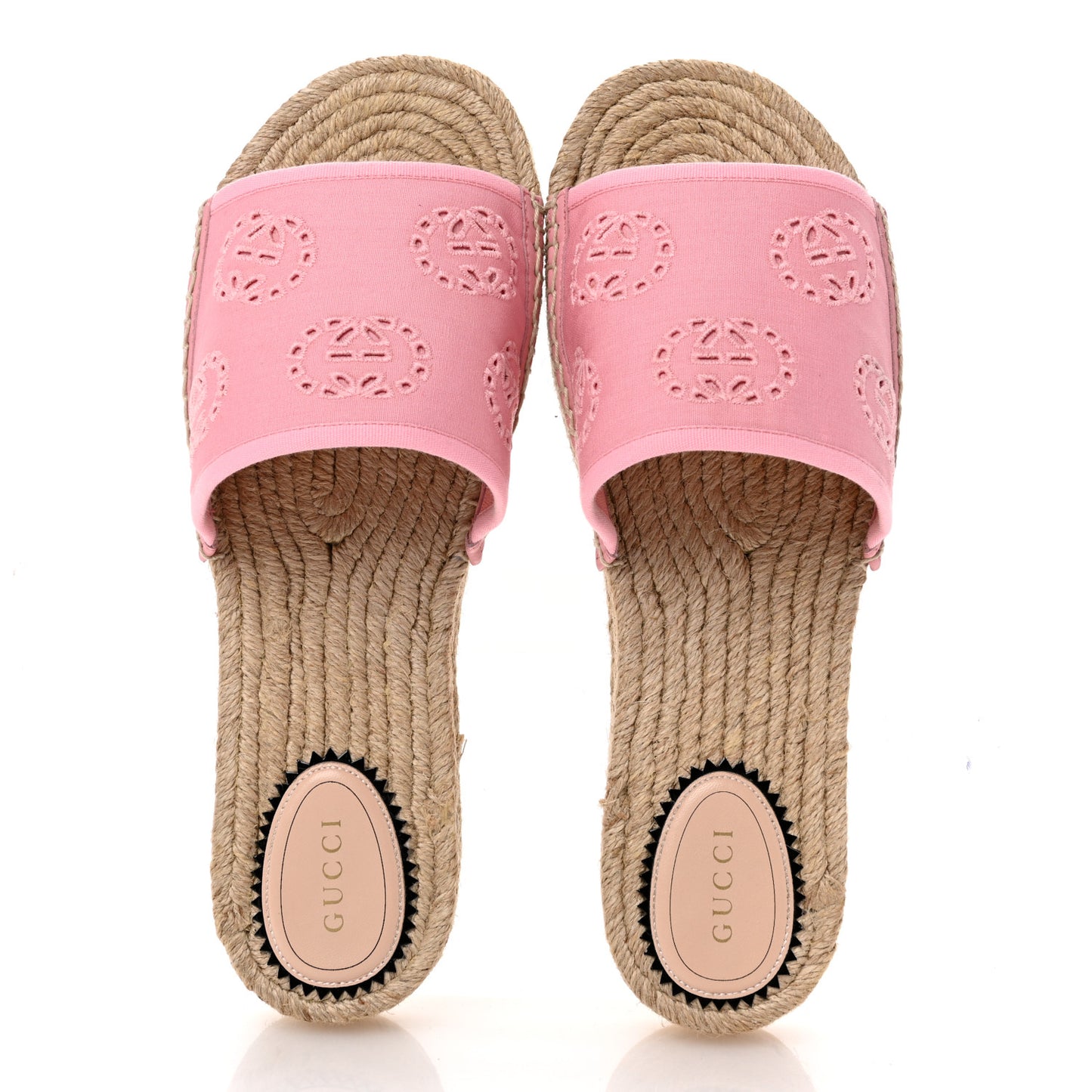 Canvas Interlocking G Damita Espadrille Sandals 42 Wild Rose