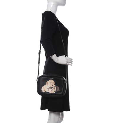 Balenciaga Calfskin Puppy And Kitten S Everyday Camera Bag Black 2 of 10