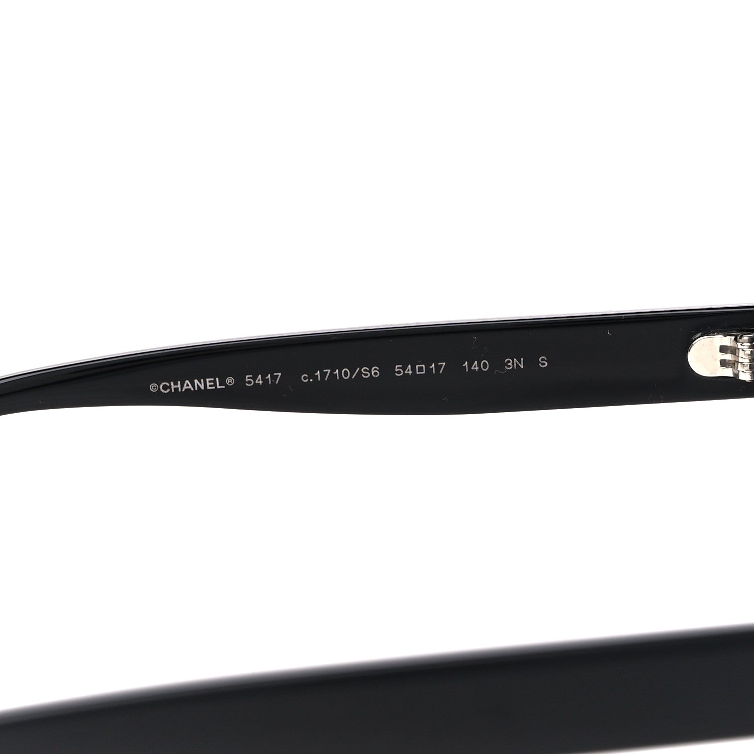 Chanel Acetate Square Sunglasses 5417 Black 6 of 9