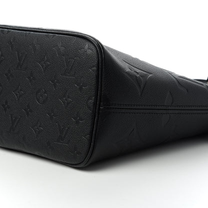 Louis Vuitton Empreinte Monogram Giant Neverfull MM Black 7 of 10