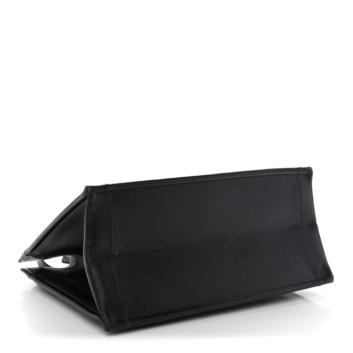 Calfskin Archicannage Medium Essential Tote Black