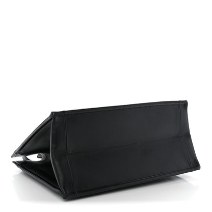 Christian Dior Calfskin Archicannage Medium Essential Tote Black 3 of 11