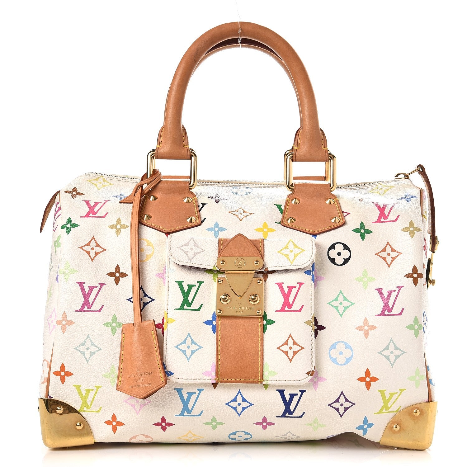 Louis Vuitton Monogram Multicolor Speedy 30 White 1 of 6
