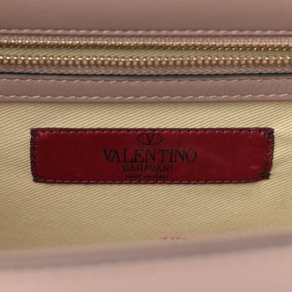 Valentino Garavani Vitello Medium Glam Lock Rockstud Flap Poudre 6 of 13