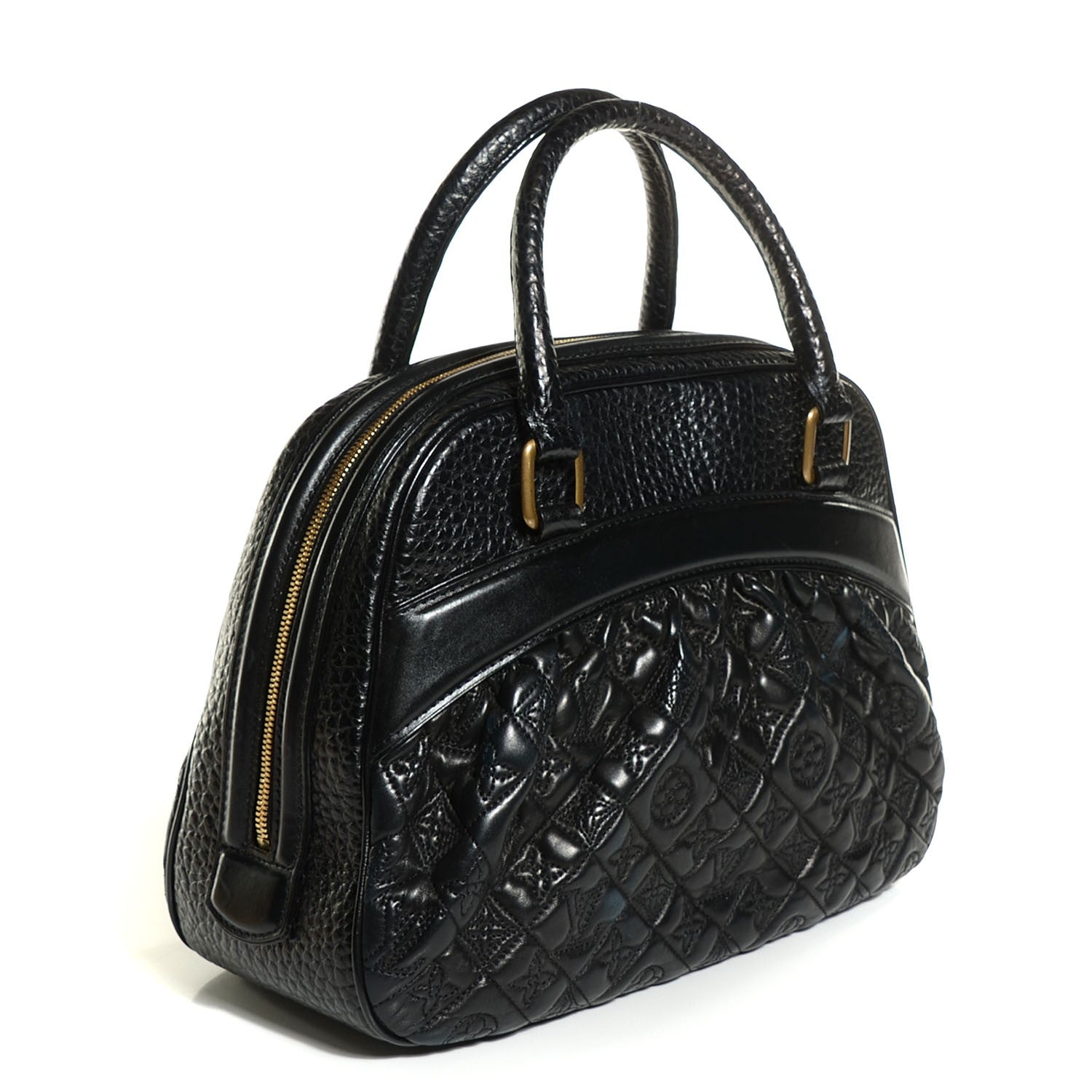 Louis Vuitton Lambskin Vienna Mizi Black 3 of 7