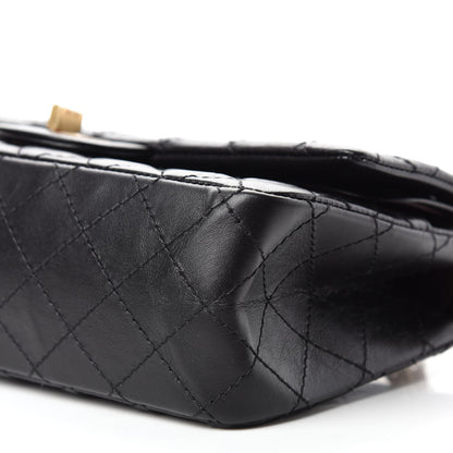 Chanel Aged Calfskin Quilted 2.55 Reissue 225 Flap Black 7 of 11