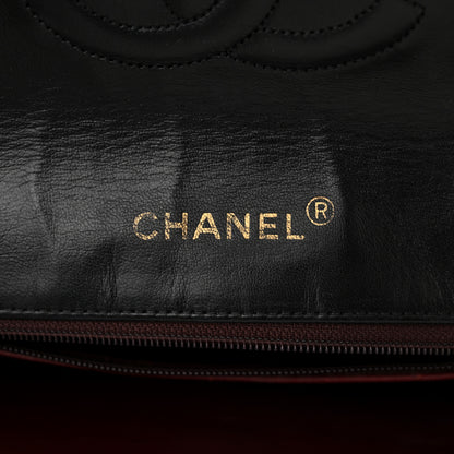 Chanel Lambskin Quilted Bi-Color Small Single Flap Black 6 of 14