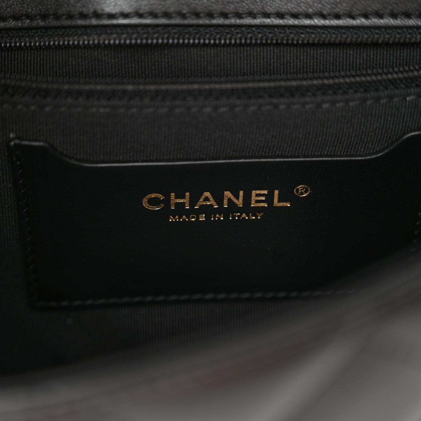 Lambskin Quilted Small Flap Bag Black