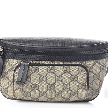 Gucci GG Supreme Monogram Belt Bag Black 9 of 9