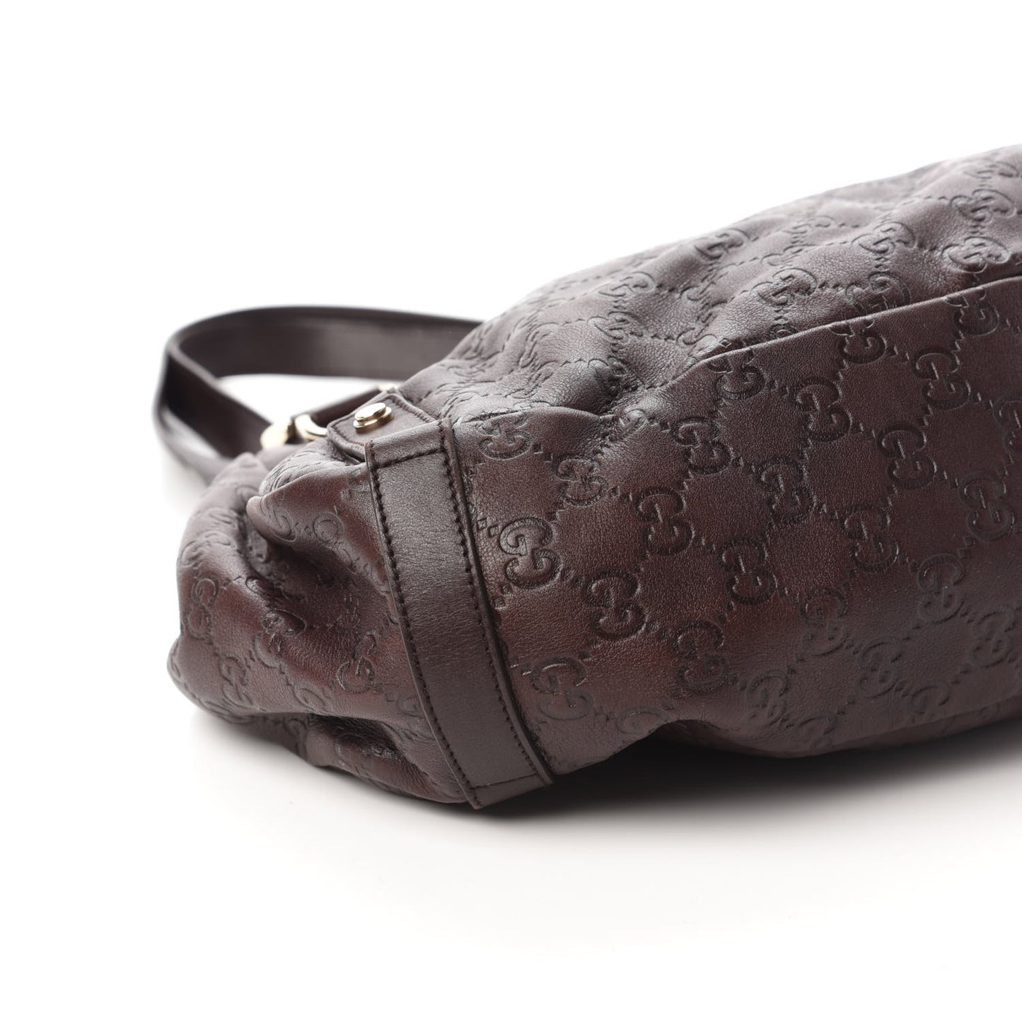 Guccissima Medium Abbey Shoulder Bag Chocolate