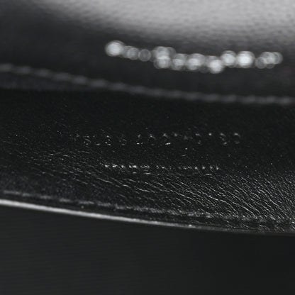 Saint Laurent Grain De Poudre Medium Classic Monogram Kate Satchel Black 7 of 8