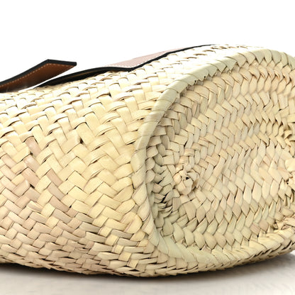 Loewe Raffia Medium Basket Tote Bag Natural Tan 7 of 8