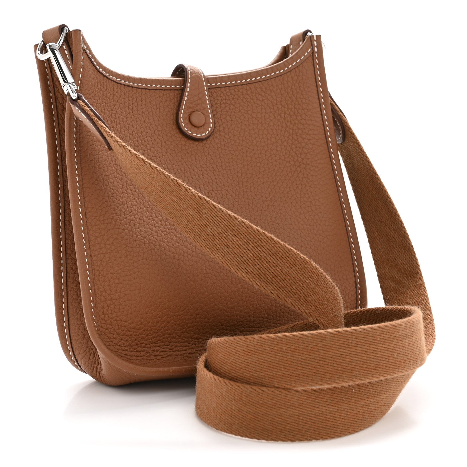 Hermes Taurillon Clemence Evelyne TPM Gold 3 of 12