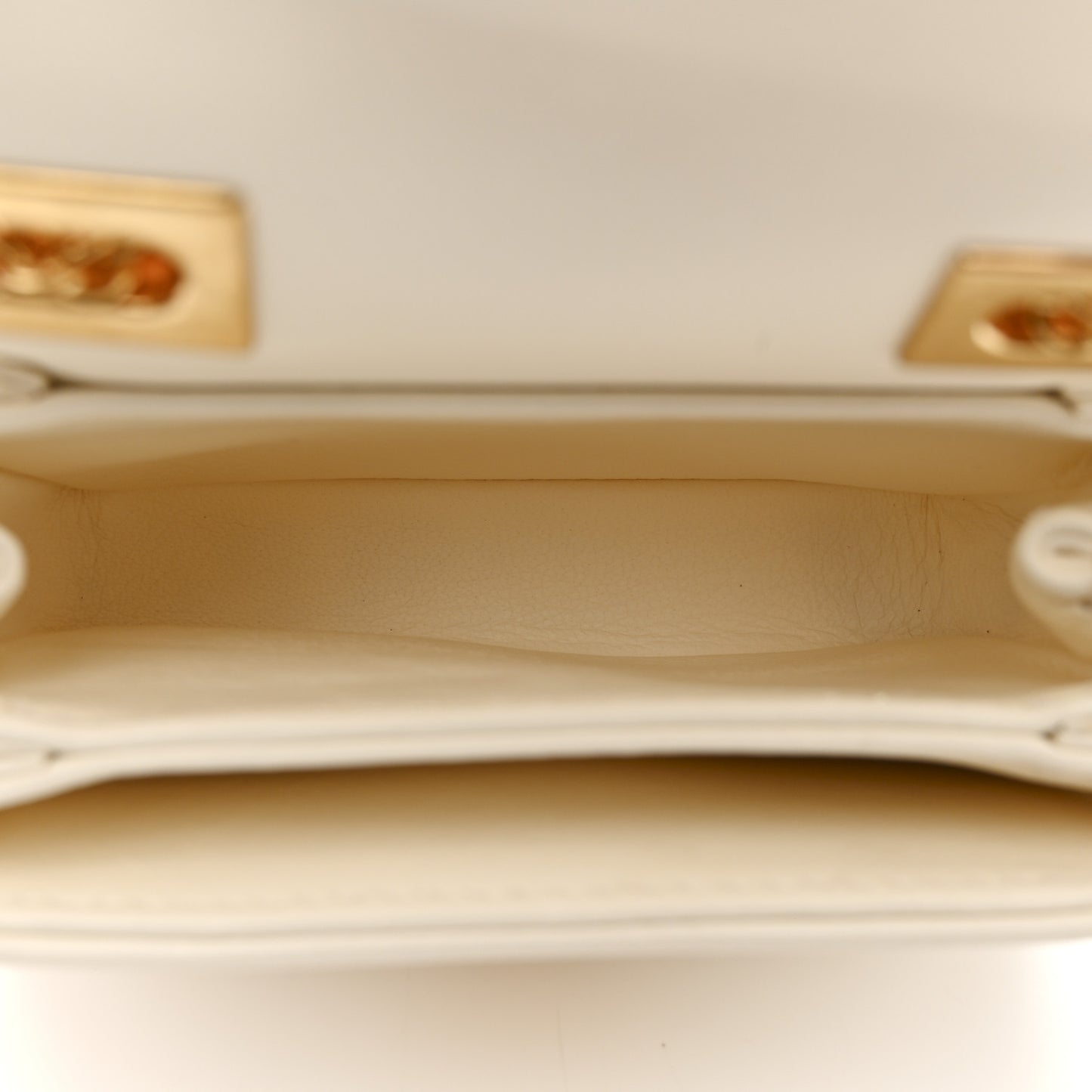 Nappa Micro One Stud Chain Bag Ivory