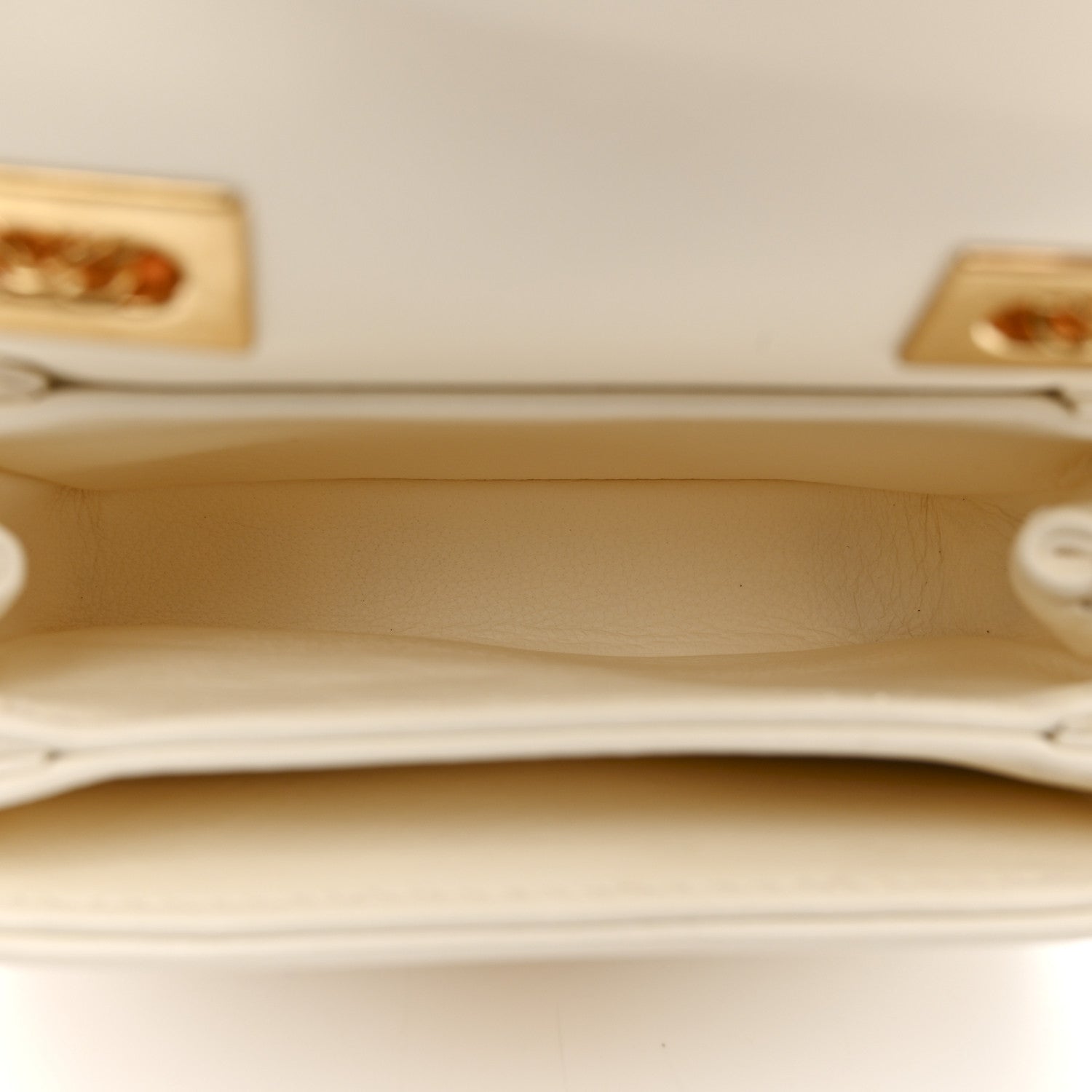 Valentino Garavani Nappa Micro One Stud Chain Bag Ivory 5 of 10