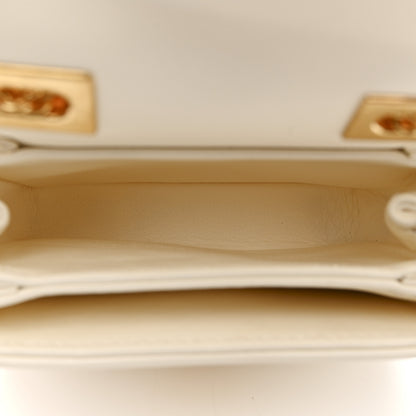 Valentino Garavani Nappa Micro One Stud Chain Bag Ivory 5 of 10