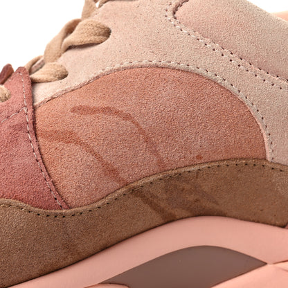 Chanel Nylon Lambskin Suede Calfskin CC Sneakers 39 Pink 7 of 8