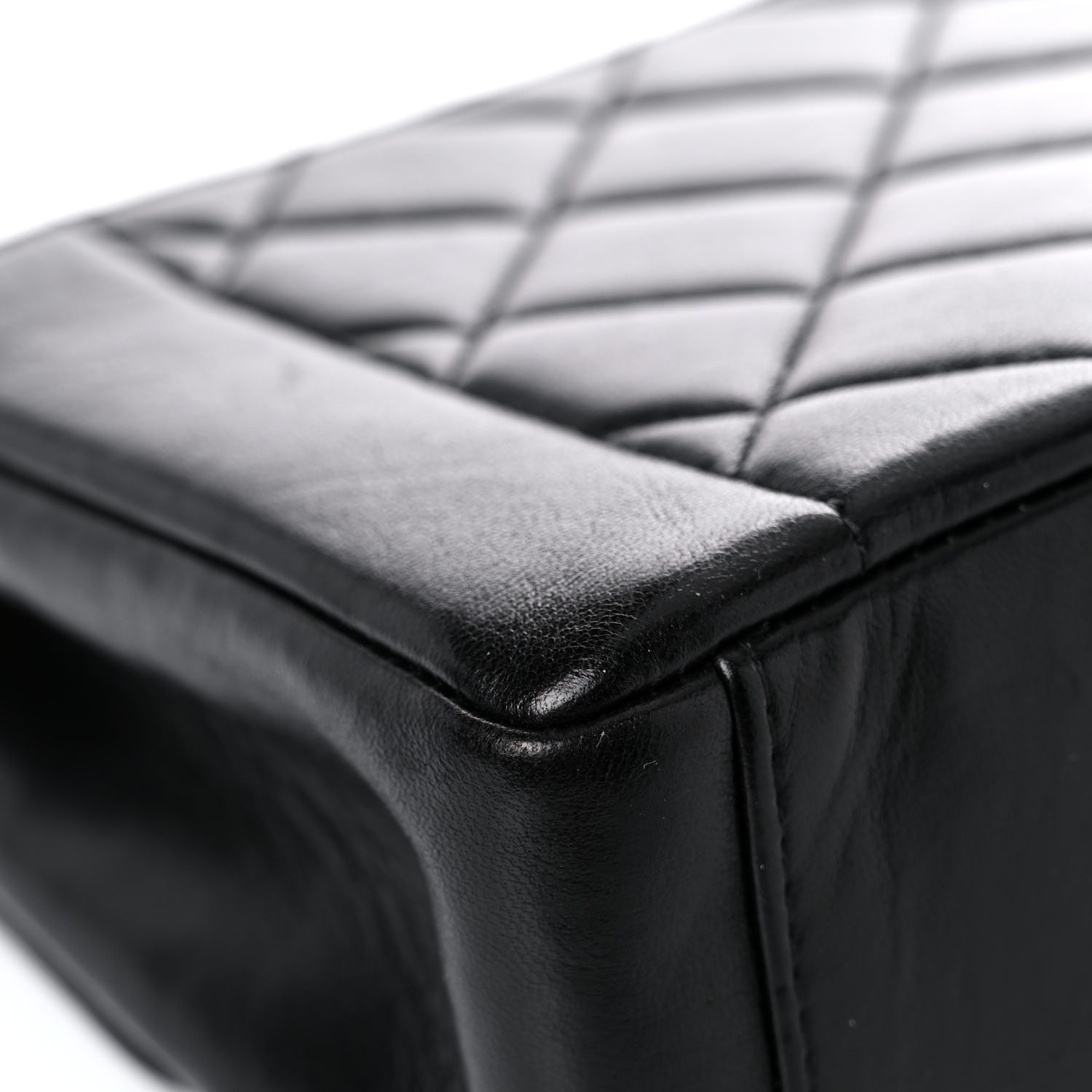 Chanel Lambskin Quilted Medium Single Flap Black 14 of 22