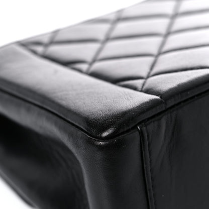 Chanel Lambskin Quilted Medium Single Flap Black 14 of 22