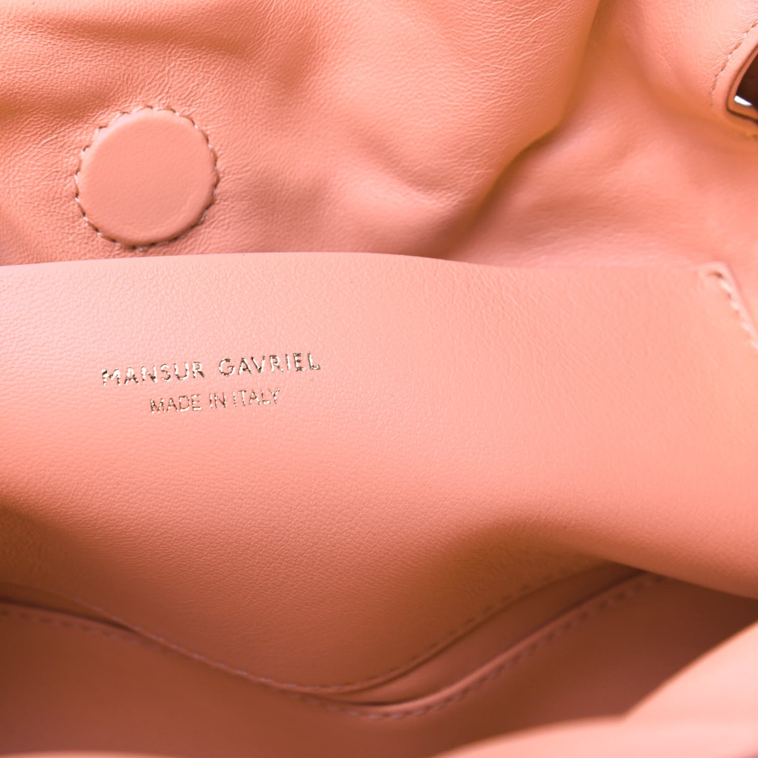 Mansur Gavriel Lambskin Mini Protea Bag Coral 6 of 8