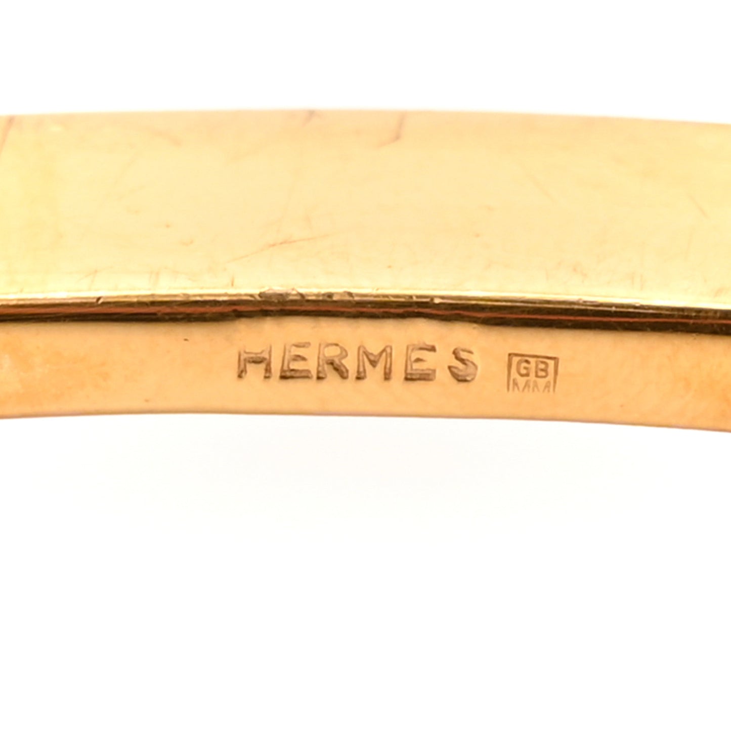 Polished 24mm Constance H Belt Buckle Gold