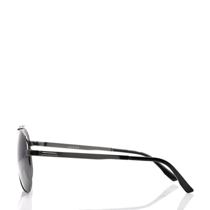 Gucci Metal Aviator Sunglasses GG 1912/S Black 3 of 7