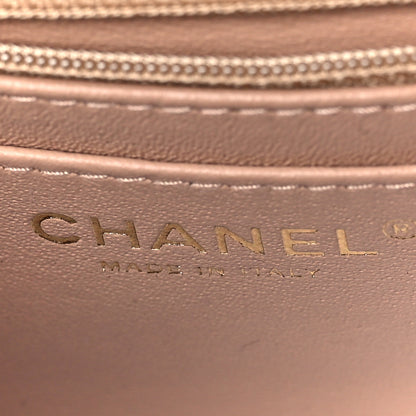 Chanel Lambskin Quilted Mini Rectangular Flap Dark Beige 6 of 12