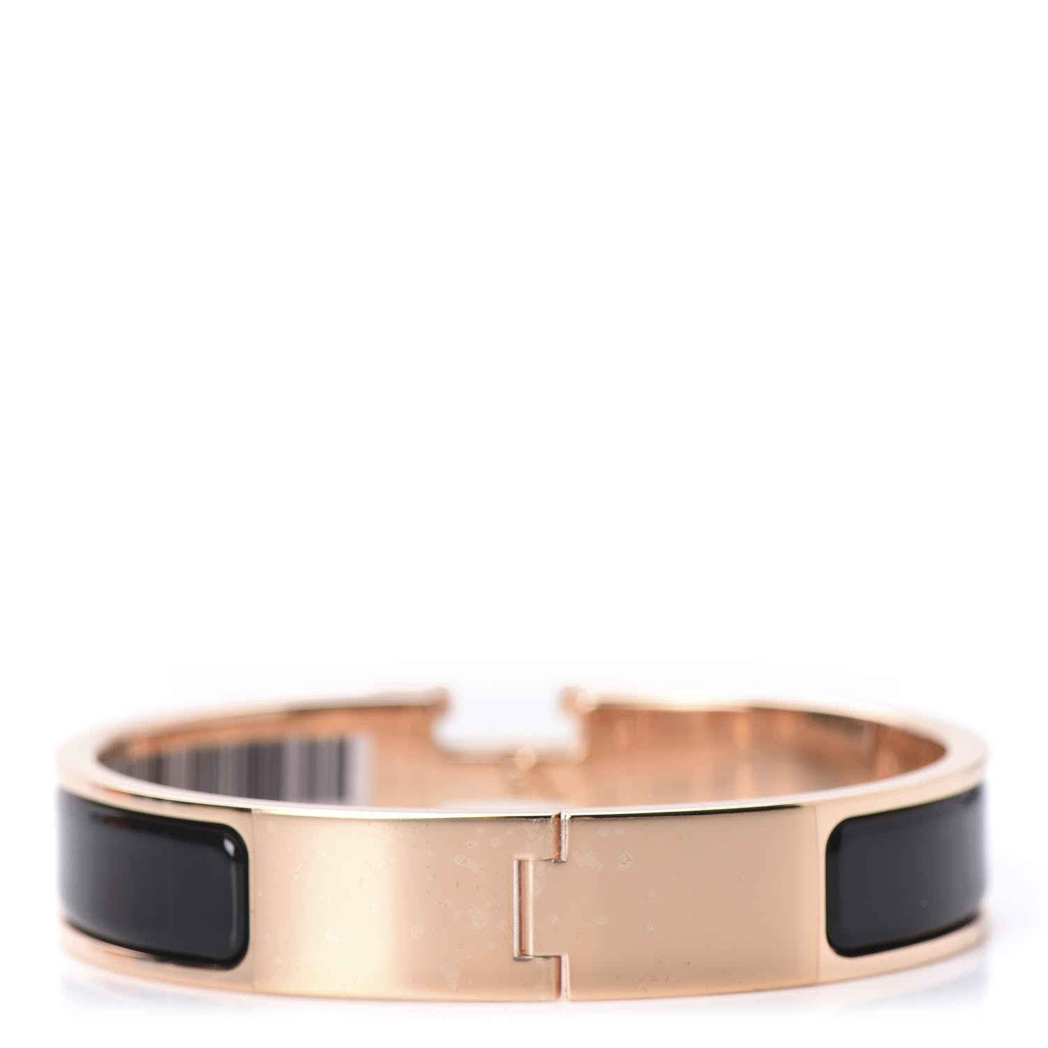 Hermes Enamel Narrow Clic Clac H Bracelet PM Black 3 of 5