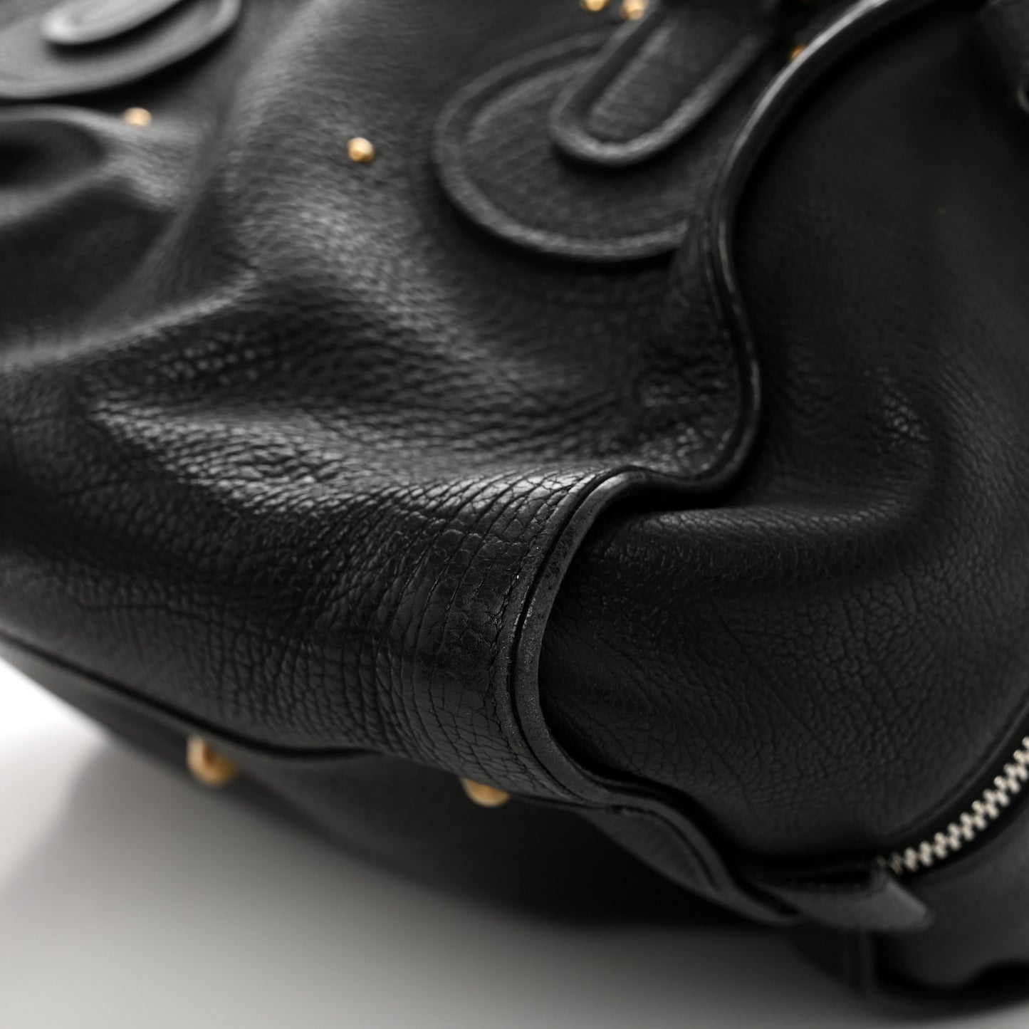 Calfskin Paddington Satchel Black