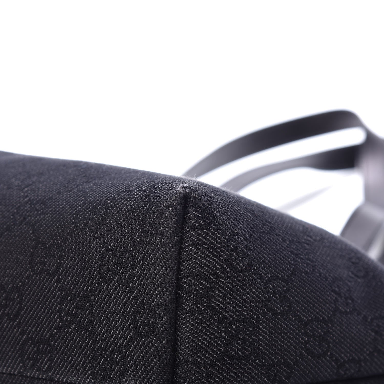Gucci Denim Monogram Medium Jolicoeur Tote Black 9 of 12