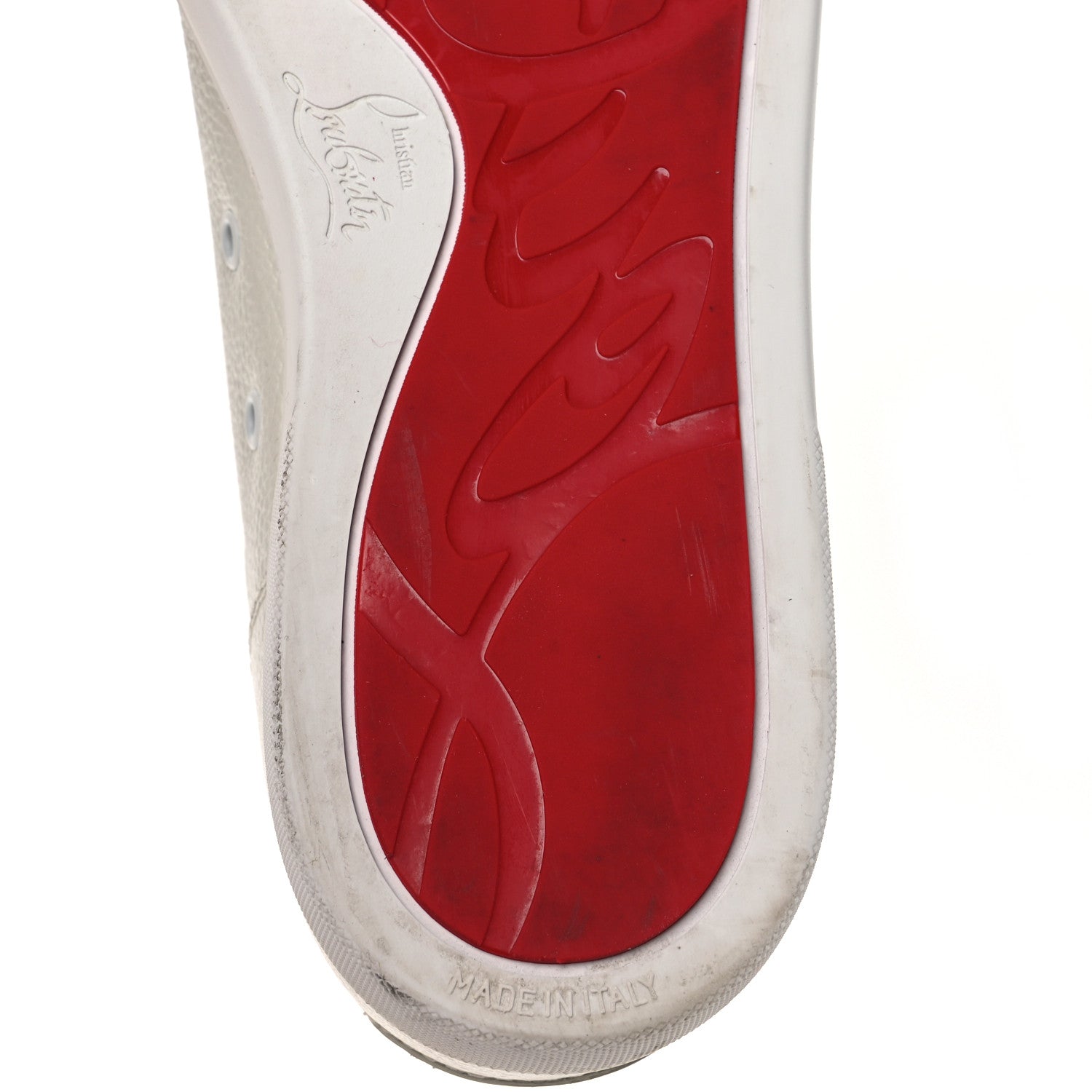 Christian Louboutin Grained Calfskin Rantulow Flat Sneakers 43.5 Latte 8 of 12