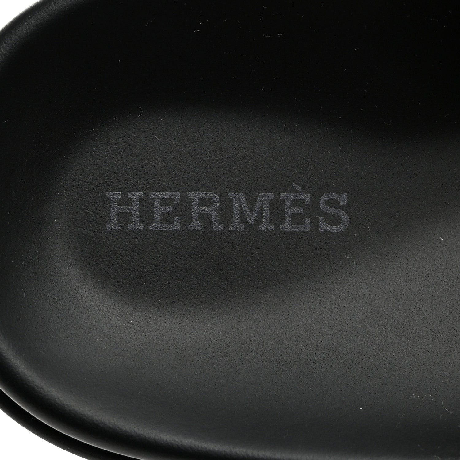 Hermes Glazed Nappa Shearling Shearling Go Mules 37 Black Ecru 6 of 10