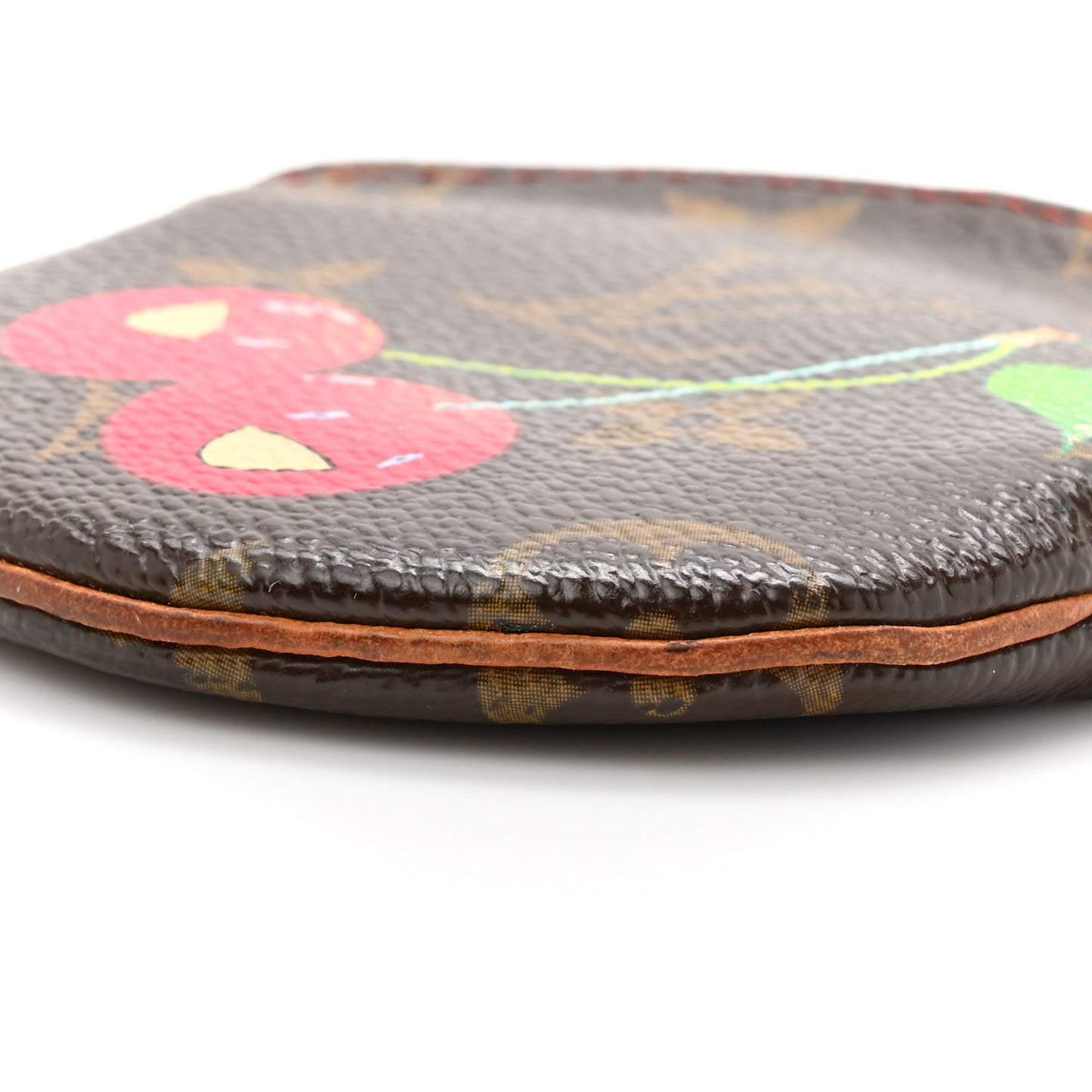 Monogram Cerises Round Coin Purse