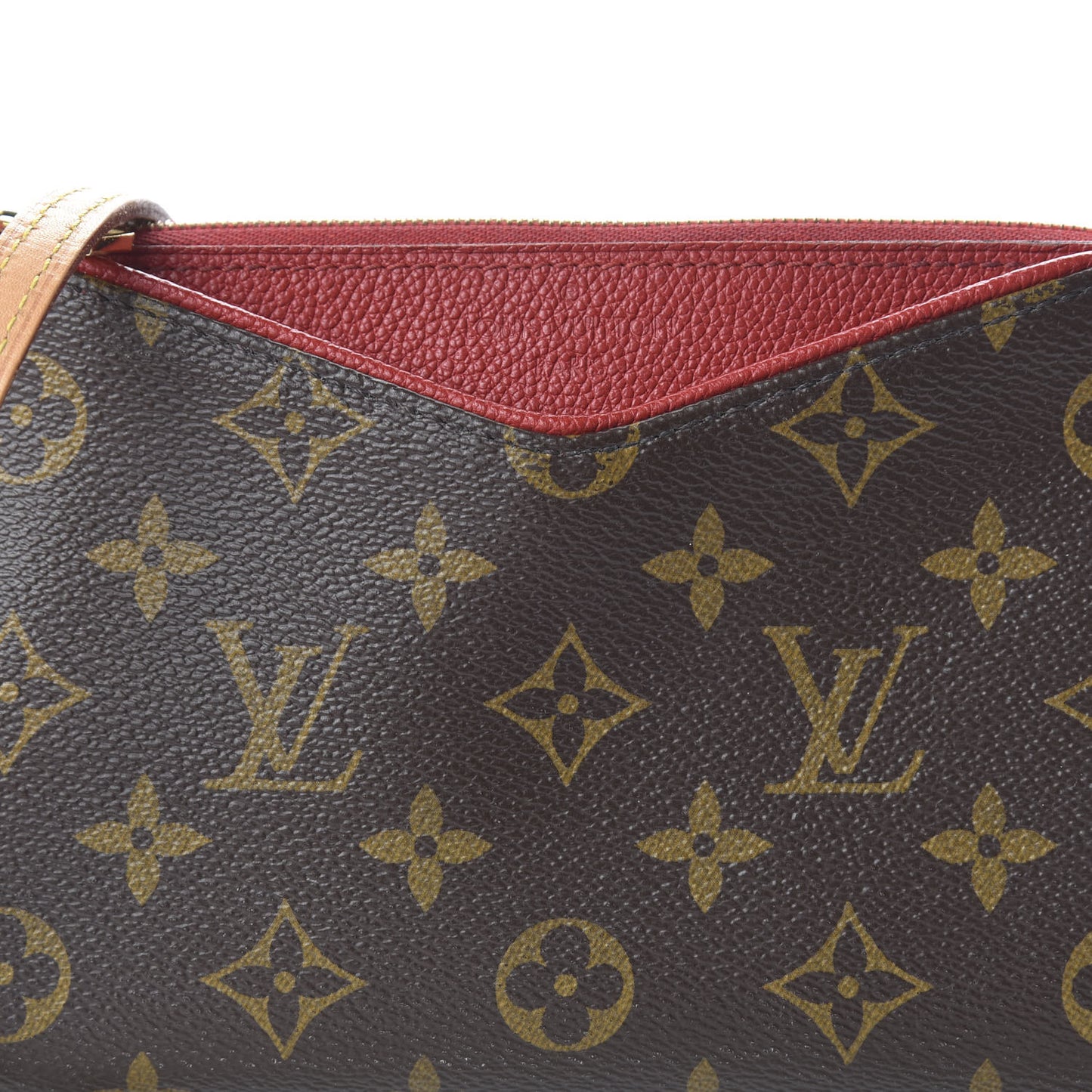 Monogram Pallas Clutch Cherry