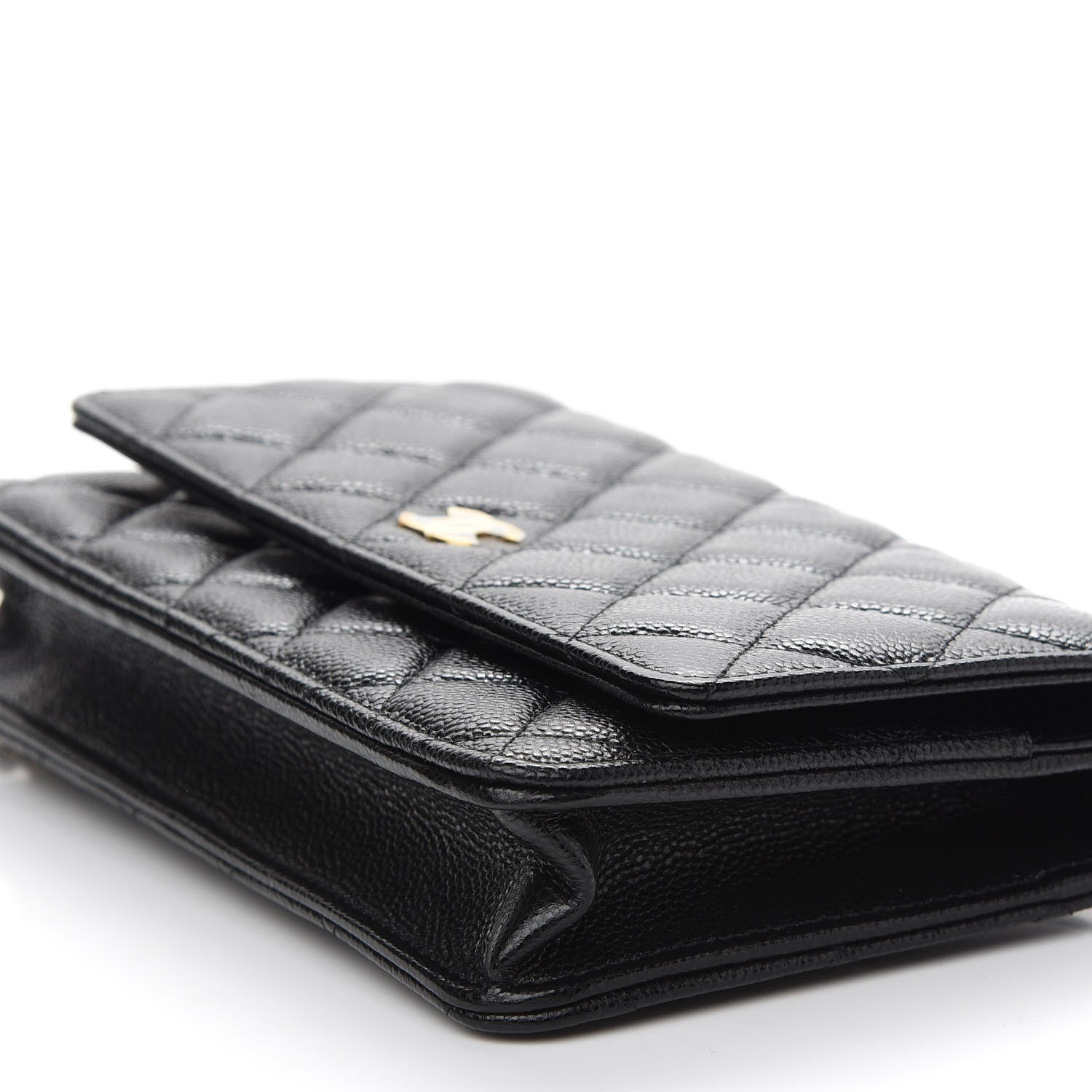 Chanel Caviar Quilted Miss Coco Wallet On Chain WOC Black 9 of 9